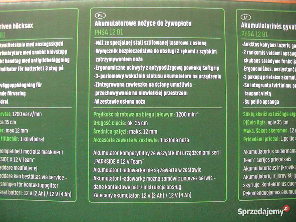 Parkside ładowarka 2 akumulatory 4 Ah do śląskie Jaworzno
