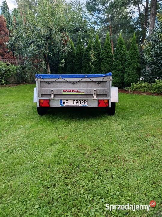 Przyczepka dwuosiowa Sorel rustiqe Do samochodów osobowych mazowieckie Konstancin-Jeziorna