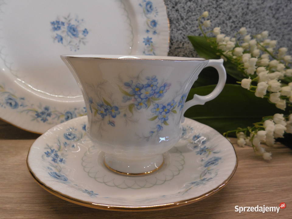 ANGLIA Royal Bone China Zestaw śniadaniowy Trio Raszków