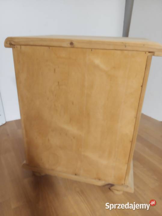 Szafka nocna sosnowa lite drewno 46cm Łęczyca