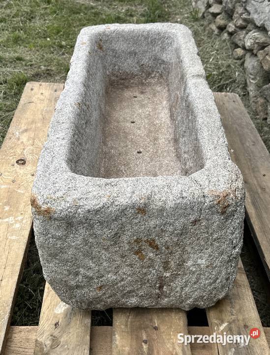 STARE KORYTO KAMIENNE GRANIT 103 DONICA KWIETNIK