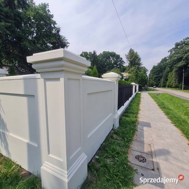 Ogrodzenia Betonowe Pustaki Łupane Gładkie Kute Elementy betonowe Częstochowa