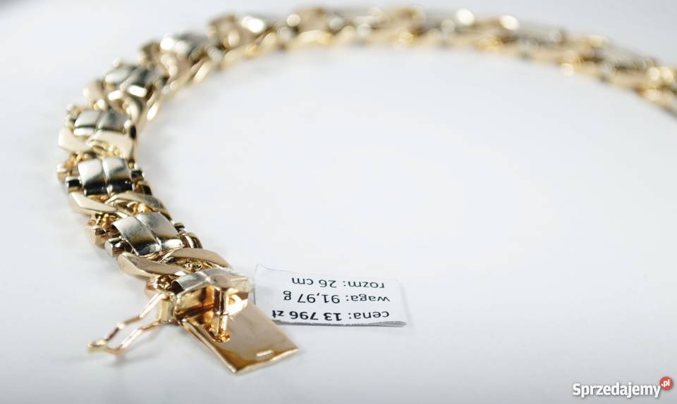 Bransoletka Złota próba 585 waga 91g Katowice sprzedam
