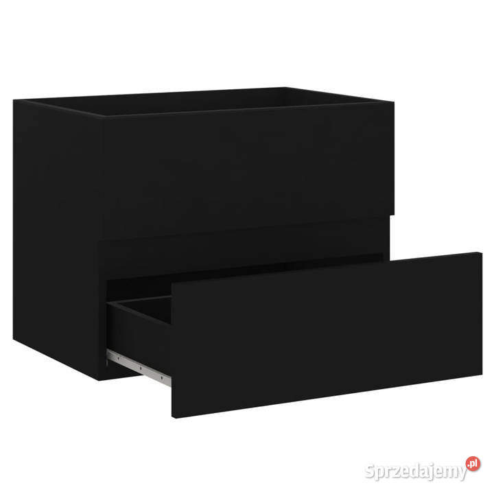 Szafka pod umywalkę czarna 60x385x45 WM804738