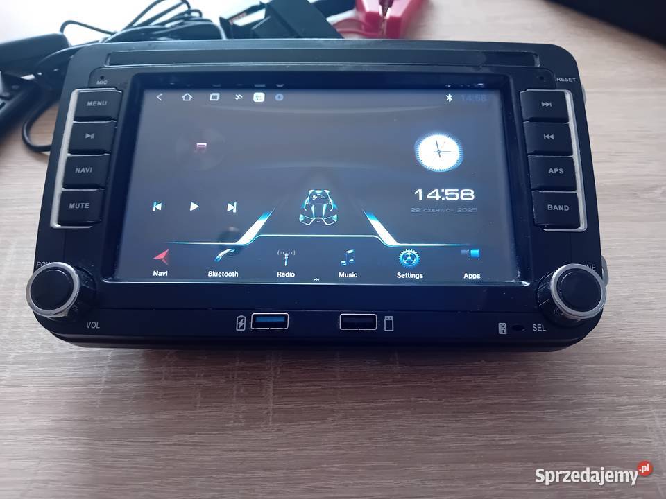 Radio samochodowe dotykowe Android USB GPS VW Nysa