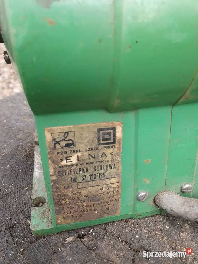 PZG Szlifierka stołowa Elna SZ 120125 tarcz mazowieckie
