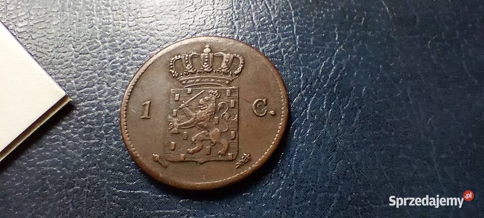 Stare monety 1 cent 1827 Holandia