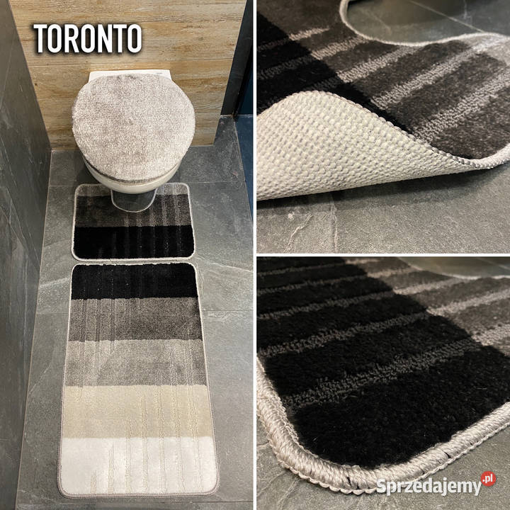 ZESTAW DYWANIKÓW ŁAZIENKOWYCH 50X80 TORONTO Dywaniki łazienkowe