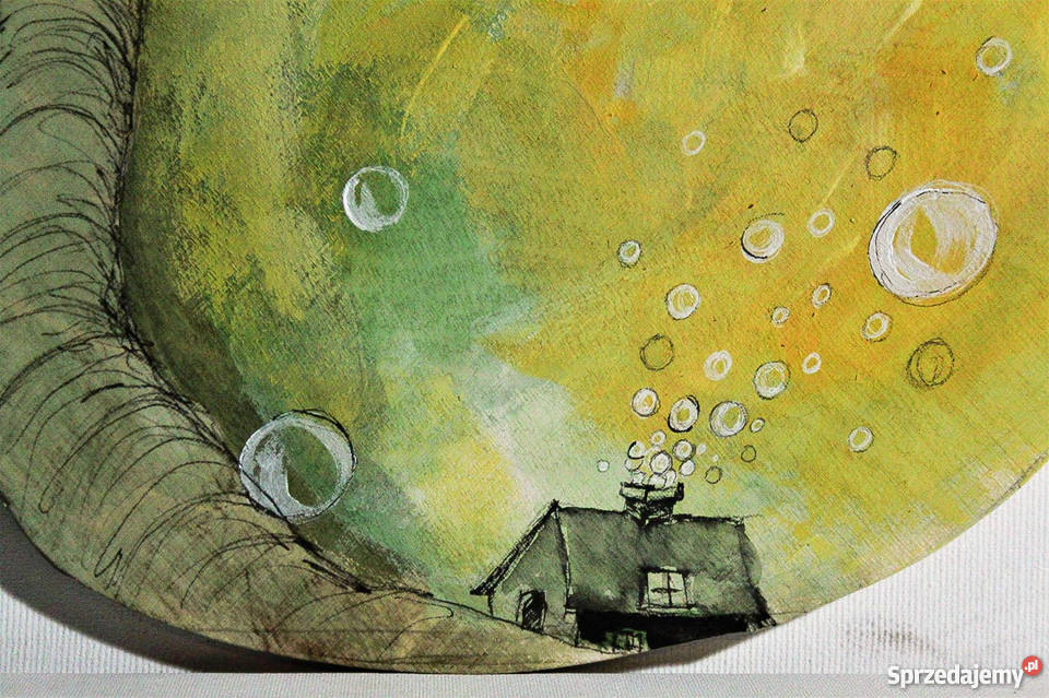 Obraz Produkcja baniek na drewnie w kształcie