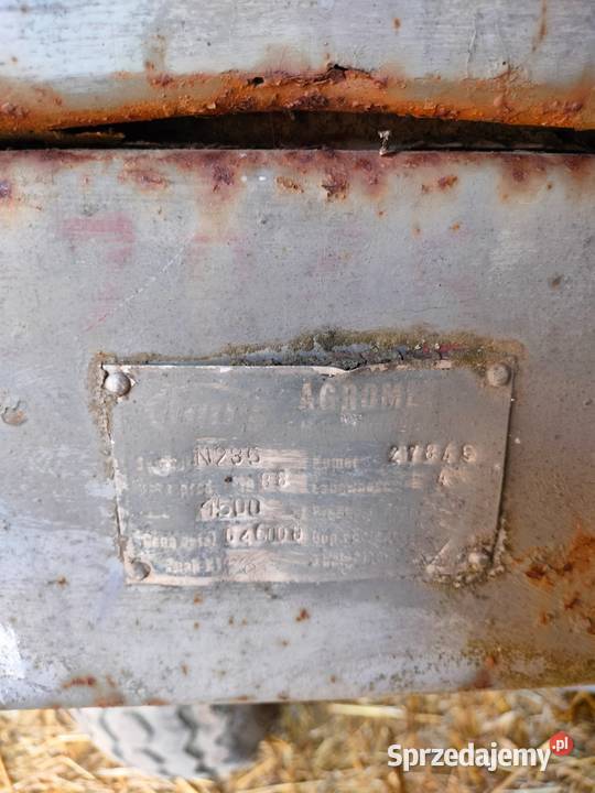 Rozrzutnik obornika 2 osiowy czarna białostocka Firlej sprzedam