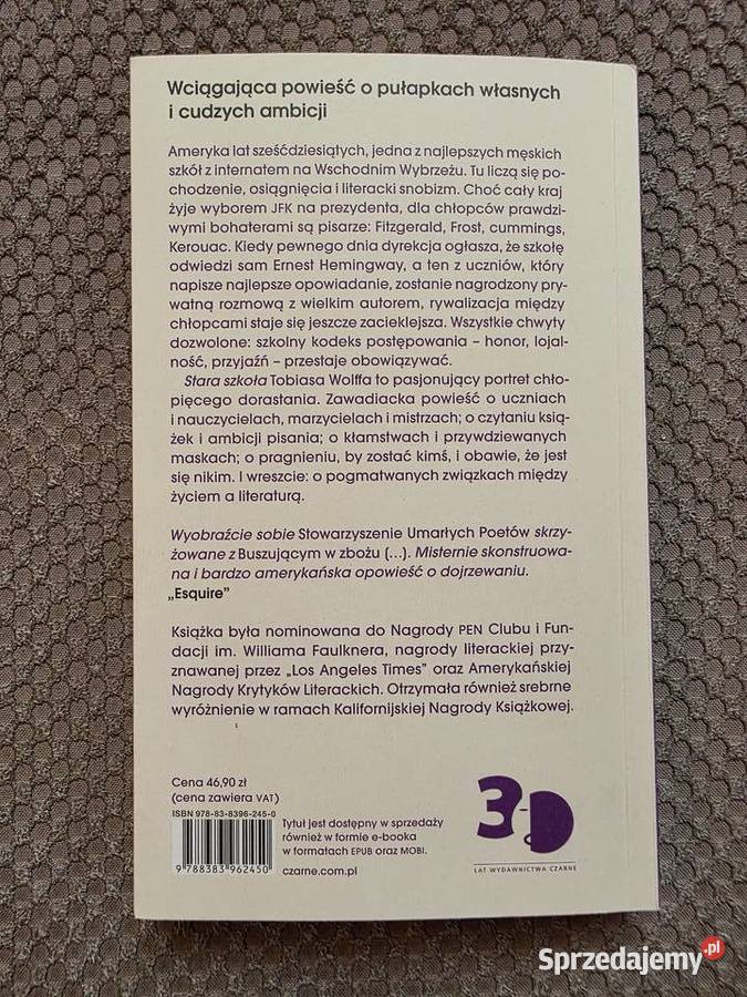 nowa Tobias Wolff Stara szkoła miękka Książki i Podręczniki Kraków