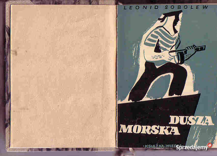 4323 DUSZA MORSKA LEONID SOBOLEW literatura piękna - proza zagraniczna Czyrna sprzedam