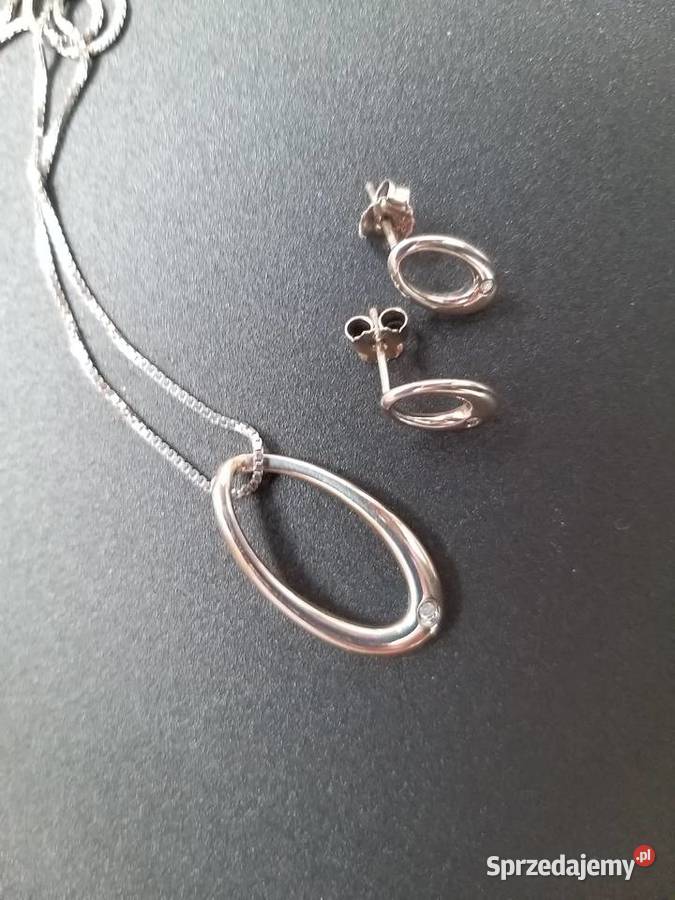 Hot Diamonds Trio Oval Wisiorek 2 kolczyki z Warszawa