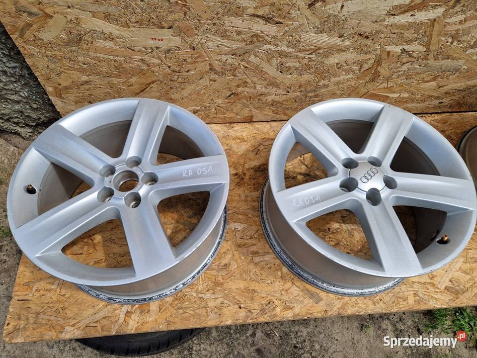 AUDI 75X17 FI 571 FELGI ALUMINIOWE ET32 KOMPLET Słowikowo