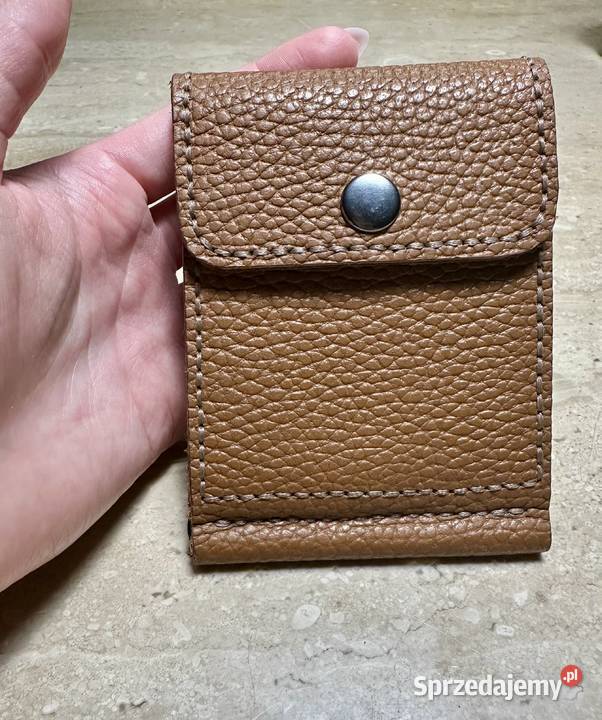 Portfel ręcznie szyty ze skóry naturalnej z Maciejowice