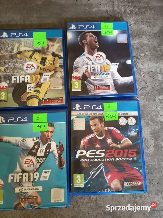 Gry do 4 Gry na konsole sprzedam