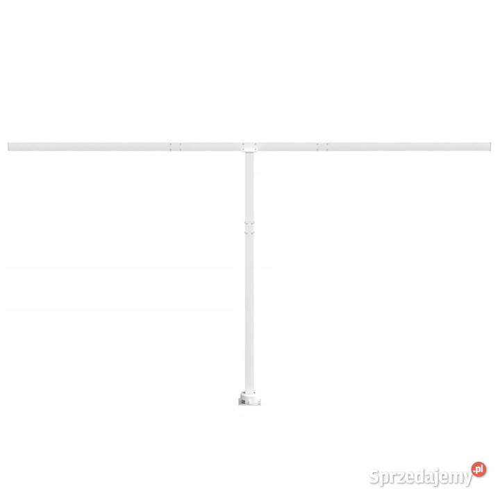 Zestaw słupków do markizy biały 450x245 żelazo Warszawa
