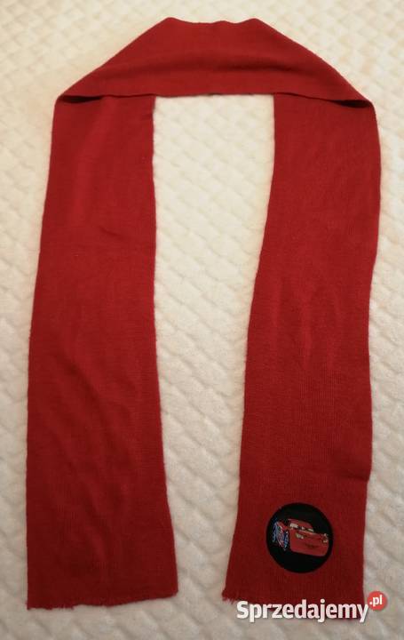 Szalik chłopięcy czerwony Auta Cars 140 Odzież Disney Czeladź