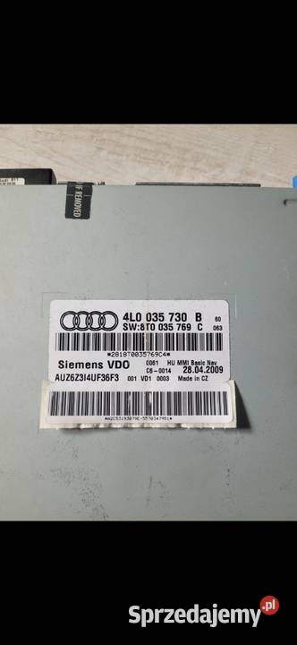 Czytnik Navi Audi a4 B8 2009r Majdan Królewski