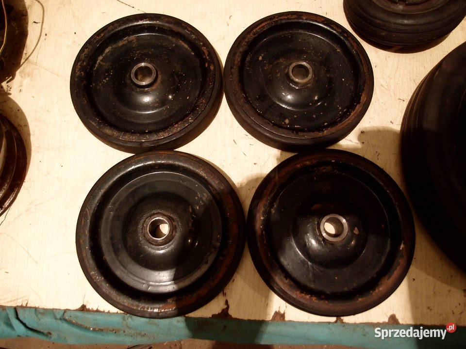 Solidne kółka do wózka platformowego pełne fi łódzkie Łódź