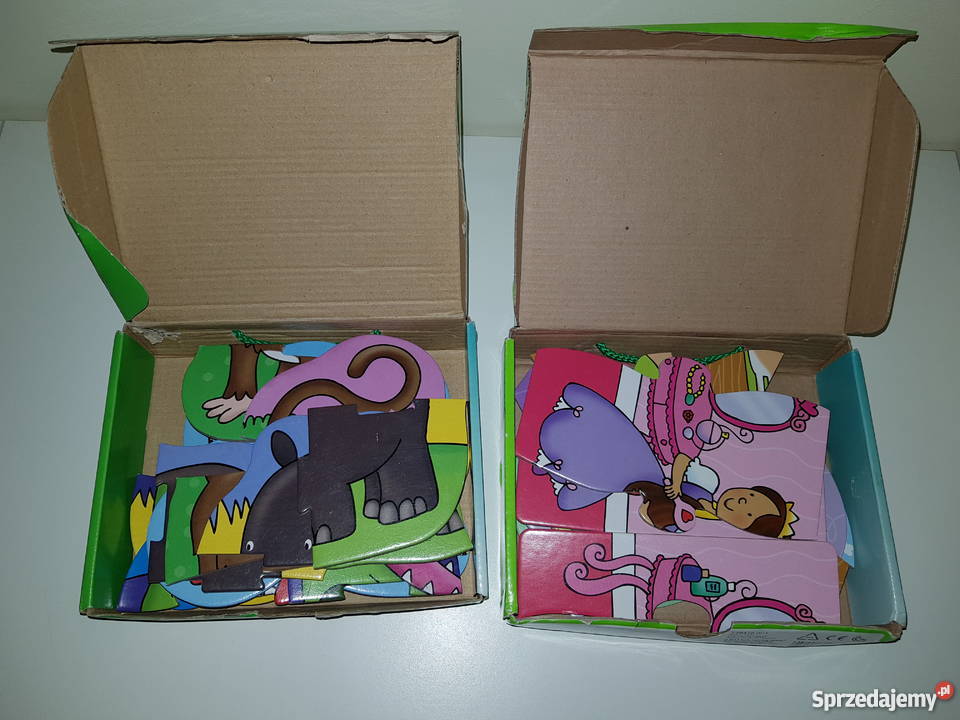 Duże sensoryczne puzzle ELC zoo zwierzątka