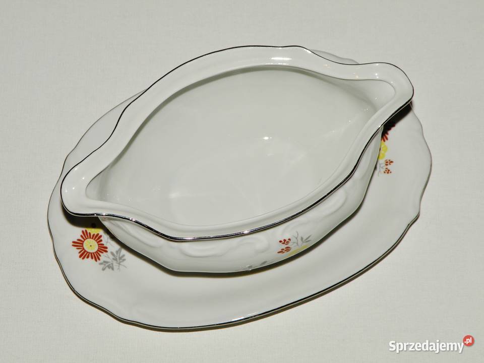 Sosjerka porcelanowa Chodzież z lat 7080ch PRL Antyki, Sztuka, Kolekcje sprzedam
