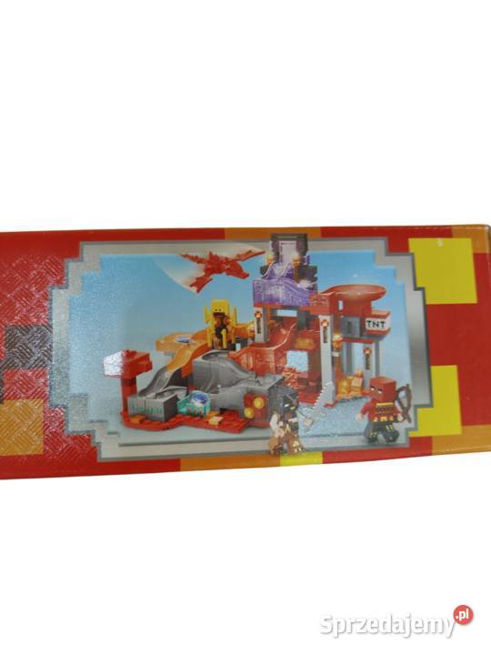 Zestaw klocków My World Świat Nether klocek led Mszczonów