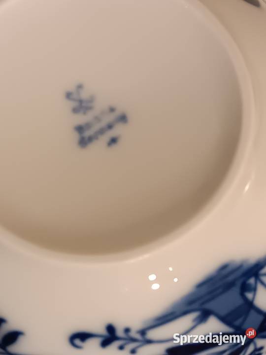 Dzbanek do herbaty porcelana wzór cebulowy Gorlice
