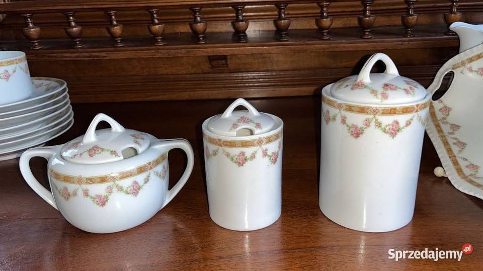 Serwis do herbaty BB Volksted Rudolfstadt Beyer Gdańsk