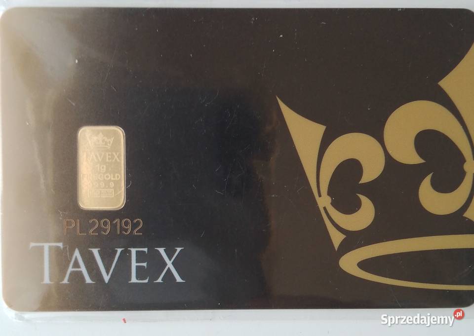 Sztabka złota 1g próba 9999 MKS Pamp Tarnów