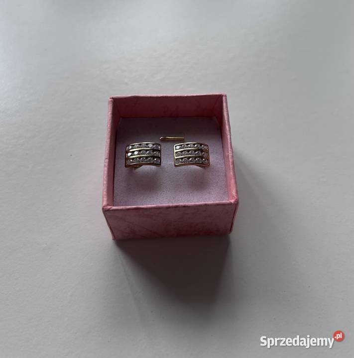Apart złote kolczyki cyrkonie 333 Wrocław