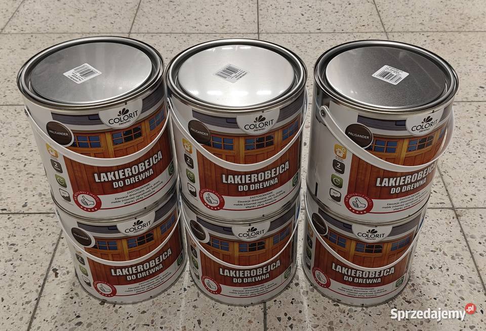 COLORIT lakierobejca do drewna palisander 25l x Dom i Ogród Cielądz