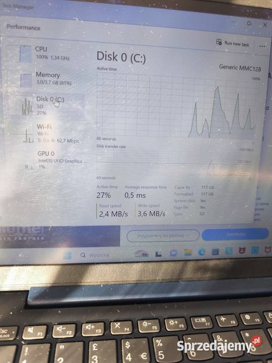 LENOVO Ideapad 1 14 Stan Idealny sprzedam