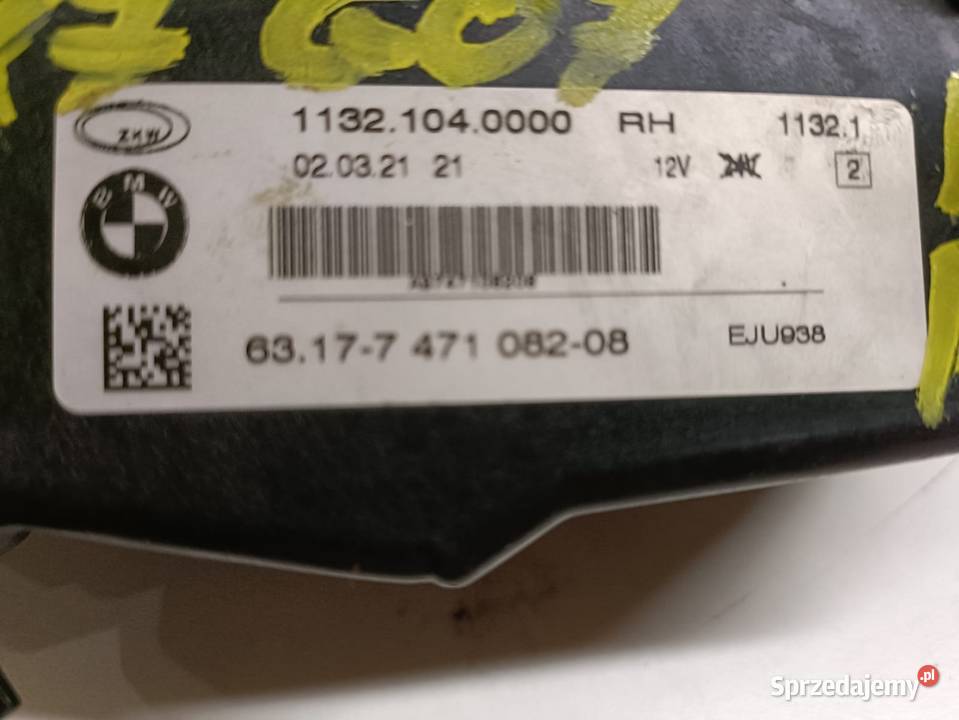 BMW 2 F45 F46 LIFT X7 G07 HALOGEN LED DRL PRAWY osobowe Międzychód