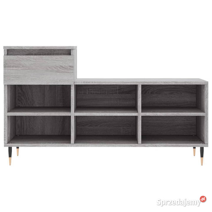 Szafka na buty szary dąb sonoma 102x36x60 Na buty Warszawa