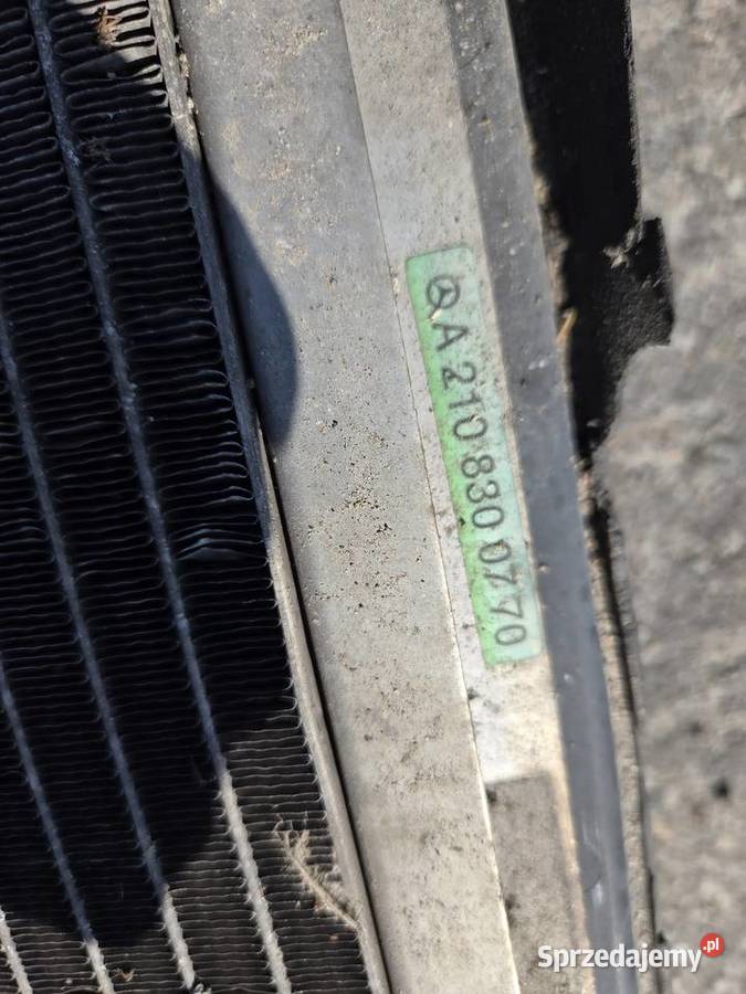 Chłodnica klimatyzacji Mercedes W210 22 diesel Chłodnie wody Łagów