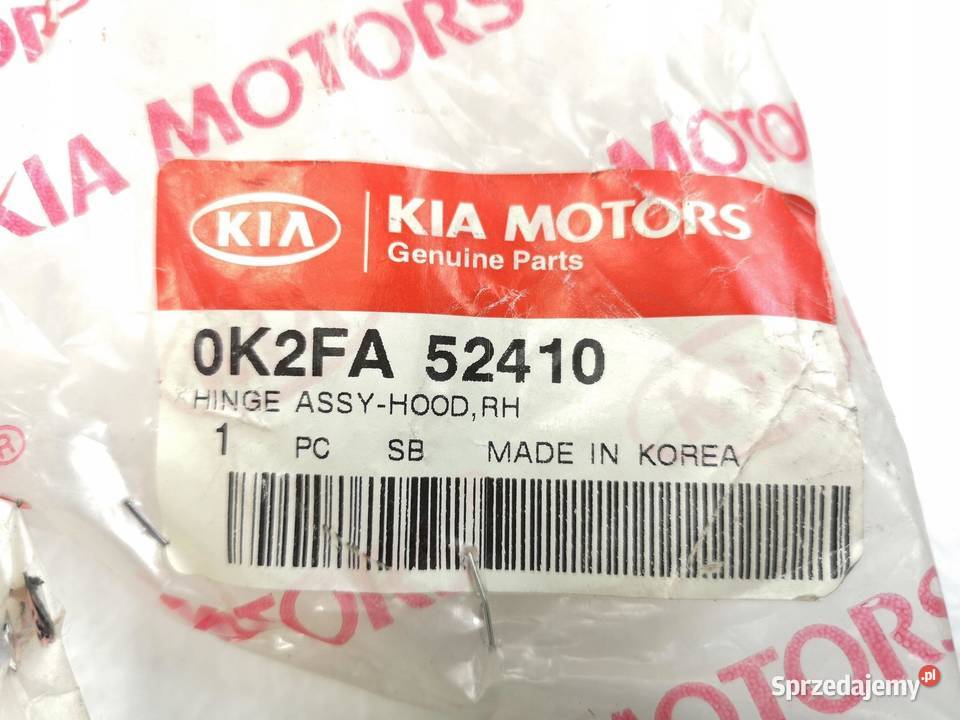 ZAWIAS MASKI PRAWY KIA CARENS II 0206 0K2FA52410