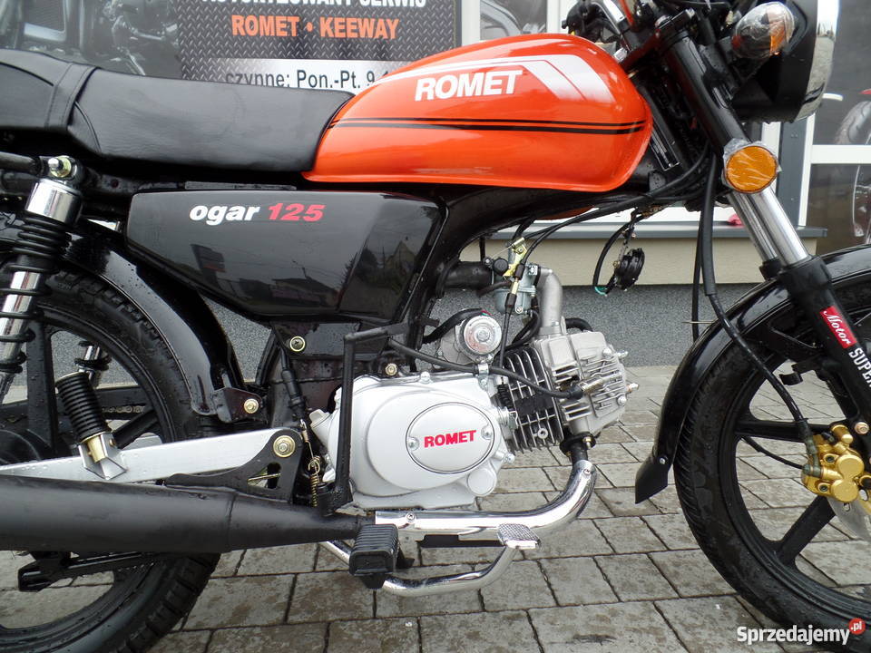Romet Ogar 125 klasyka gatunku w niskiej benzyna Kęty