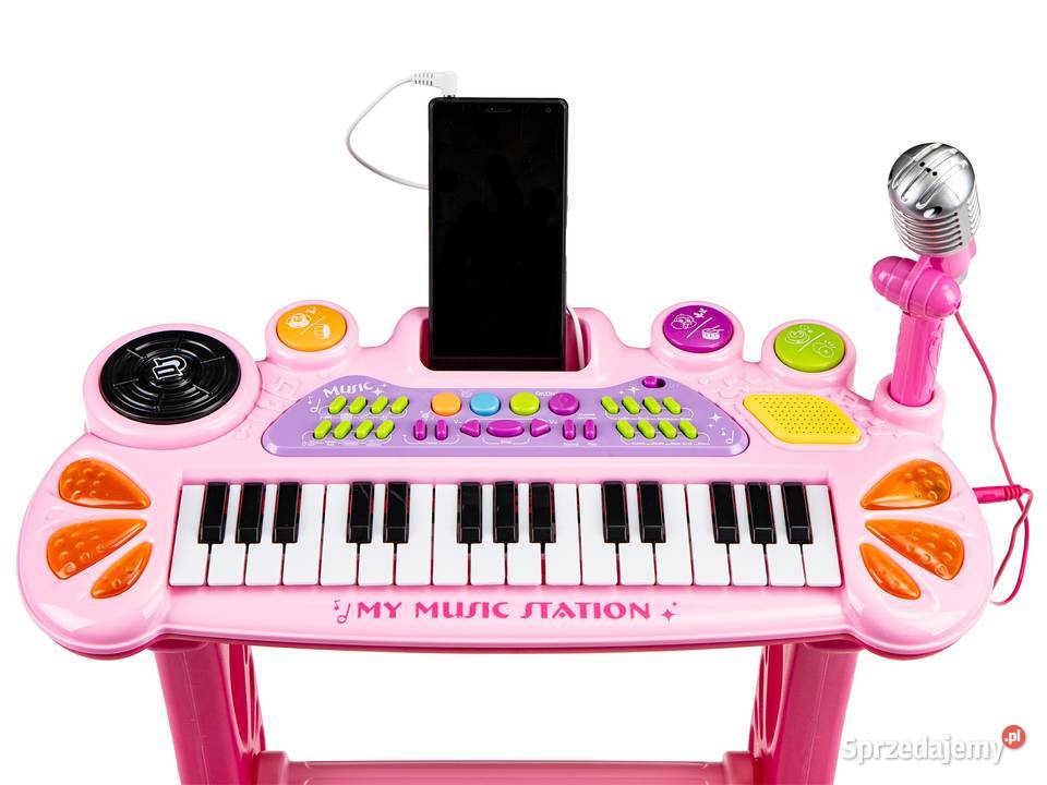 Keyboard organki pianinko z mikrofonem mp3