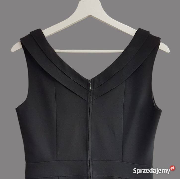 Damska elegancka sukienka prosta czarna na Chrzanów