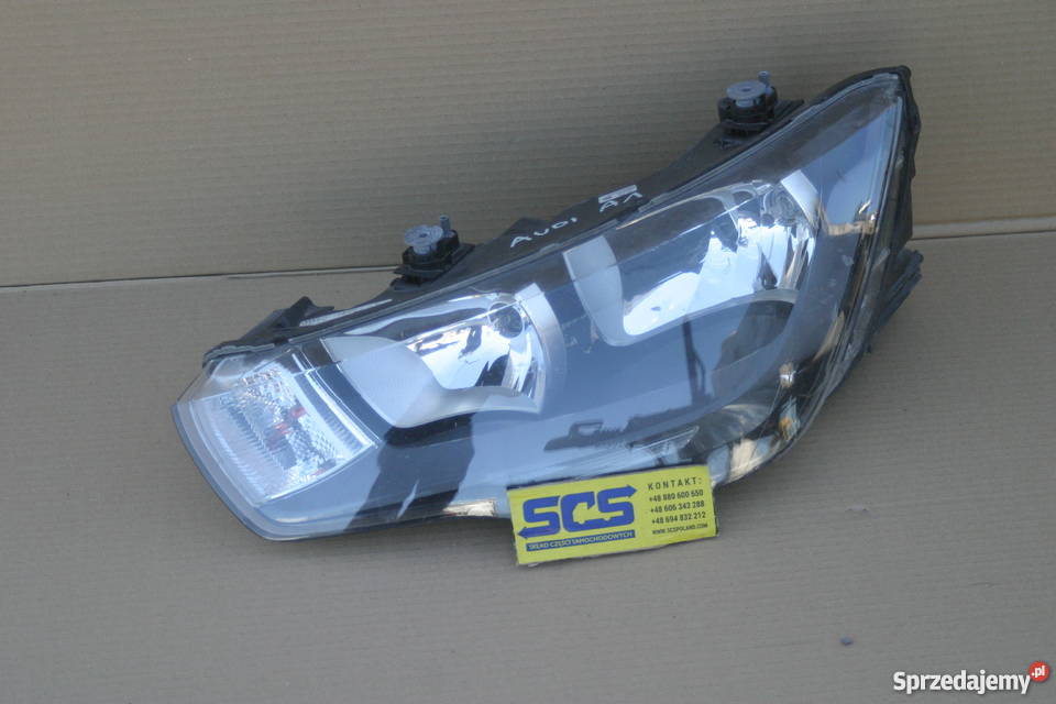 AUDI A1 LAMPA REFLEKTOR LEWA PRZEDNIA PRZÓD Oświetlenie Bieleń