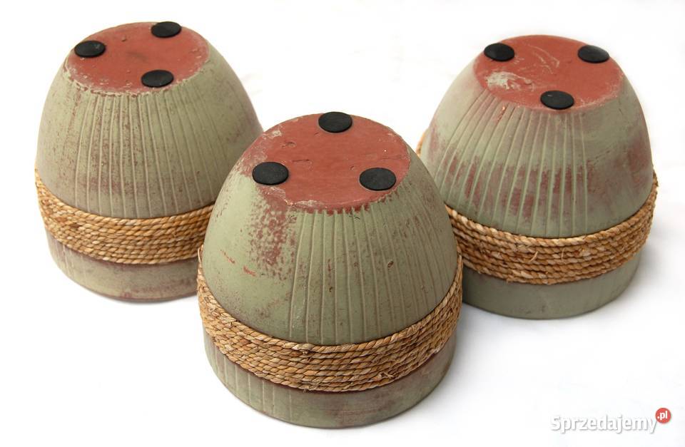 Doniczka ceramiczna osłonka zielona ceramika Lublin