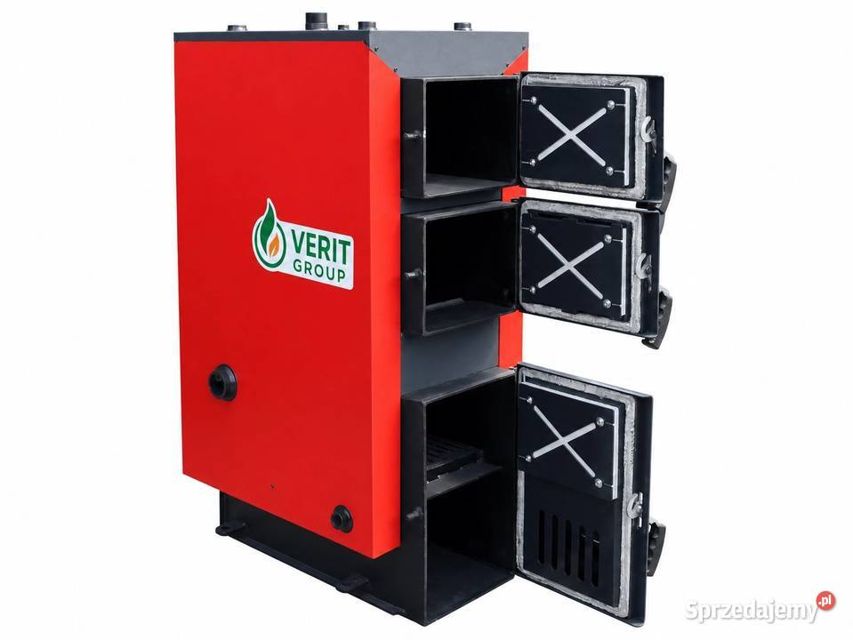 Kocioł na węgiel drewno piec co z podajnikiem Pleszew