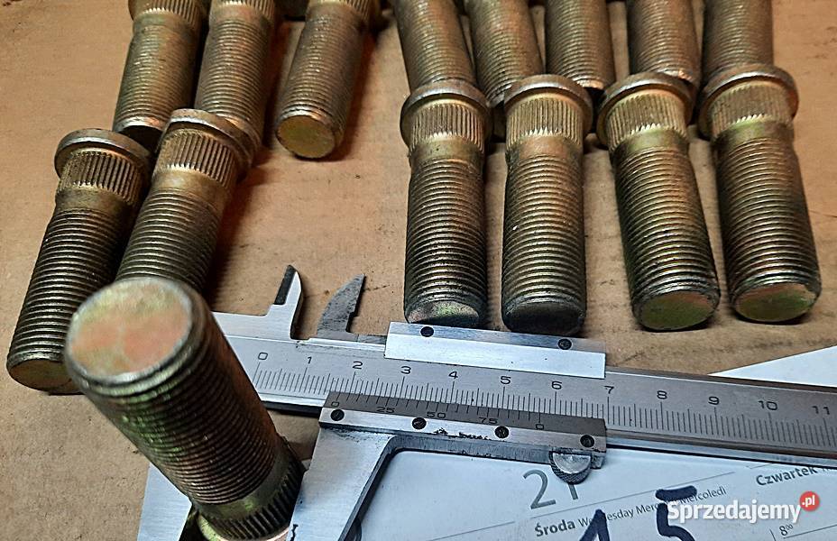 Szpilka śruba koła M 18 x 15 D 47 Ostrów Wielkopolski sprzedam