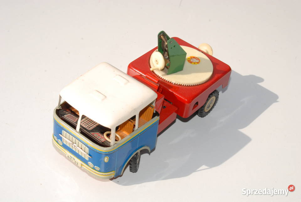 Stara zabawka blaszana ciężarówka Skoda 706 Ites śląskie