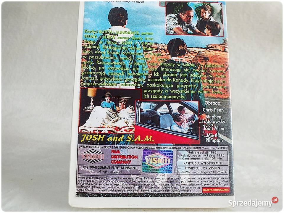 Kaseta VHS Ucieczka w nieznane Film na Video przygodowy Żary