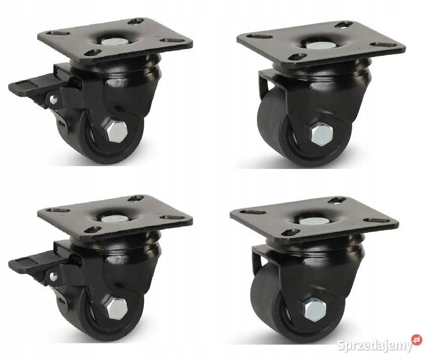 Koło z poliamidu koła Zestaw 4 50mm 1200 Kółka
