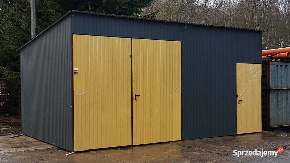 Blaszana hala 6x4m grafitpiasek Kraków sprzedam