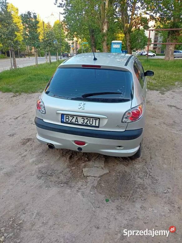 Peugeot 206 16 2004 AUTOMAT GAZ LPG HAK 248900km Białystok