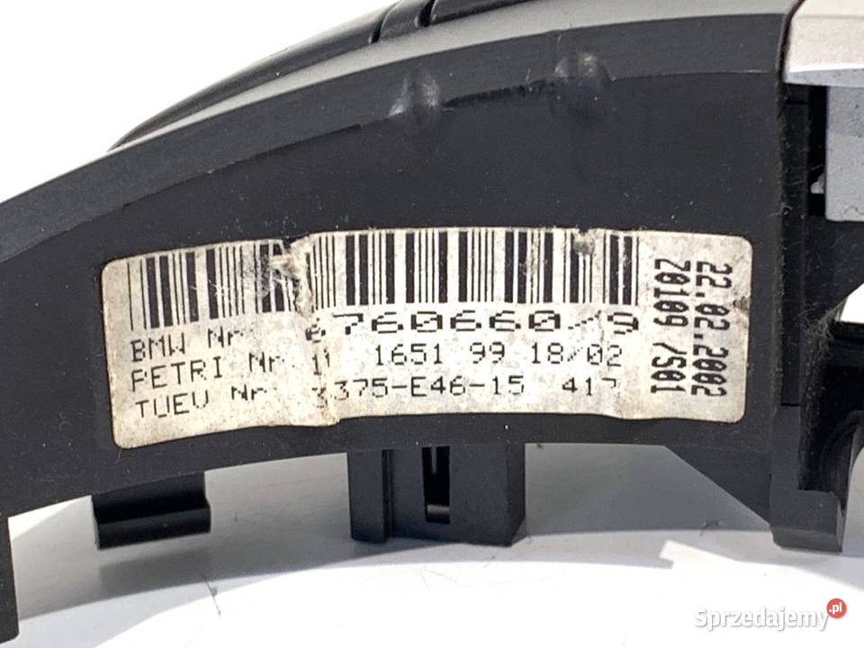 PRZEŁĄCZNIKI KIEROWNICY BMW E39 6760660 9503 podkarpackie sprzedam